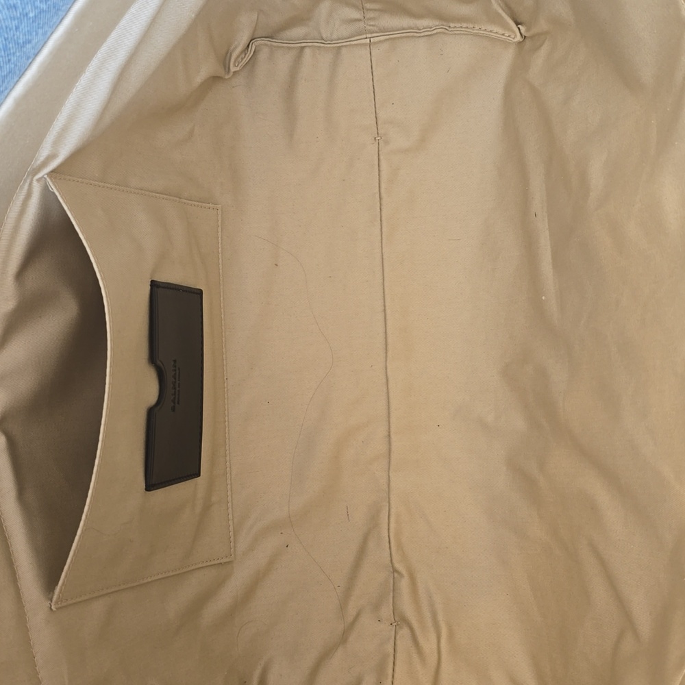 Balmain Leather-trimmed Denim Tote Back - Picture 6 of 6